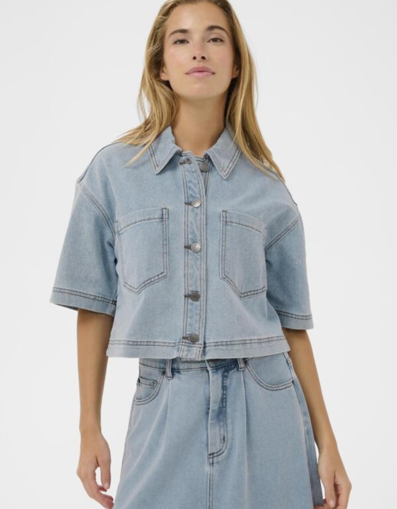 Kaffé Kaffé- Kaminna denim shirt SS26