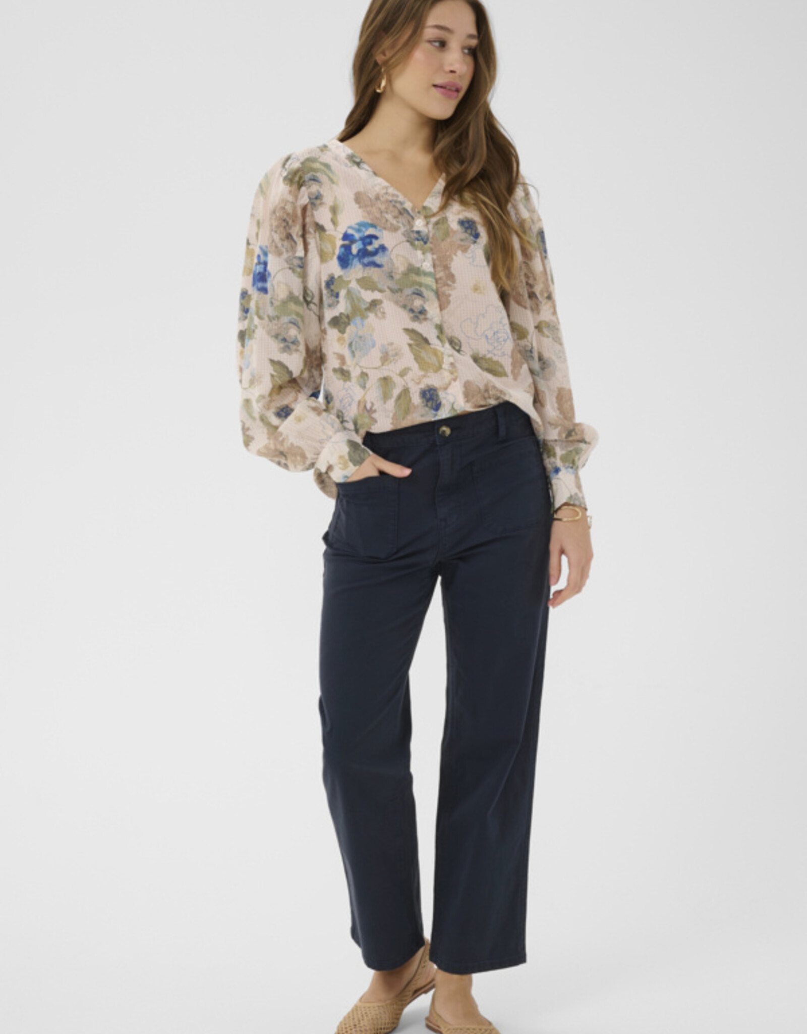 Cream Cream - CRberta 7/8 Audrey fit pantalon  SS26