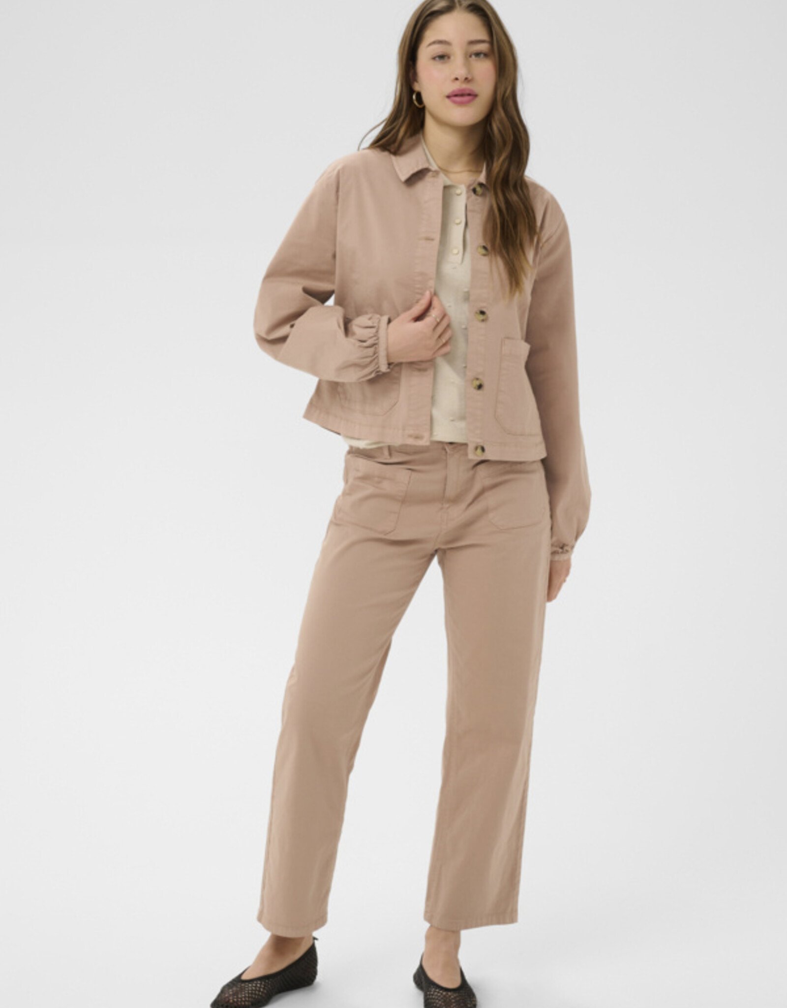 Cream Cream- CrBerta Twill jacket SS26