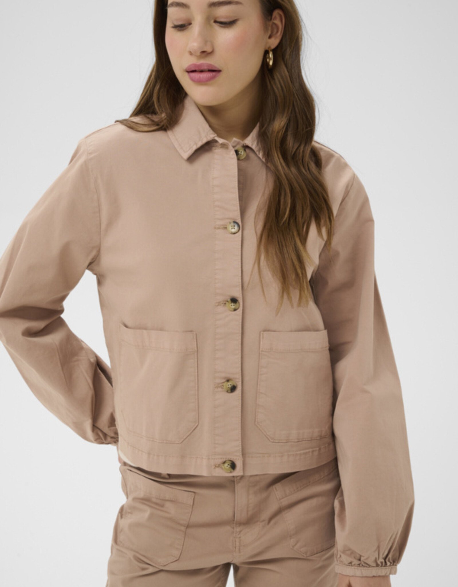 Cream Cream- CrBerta Twill jacket SS26