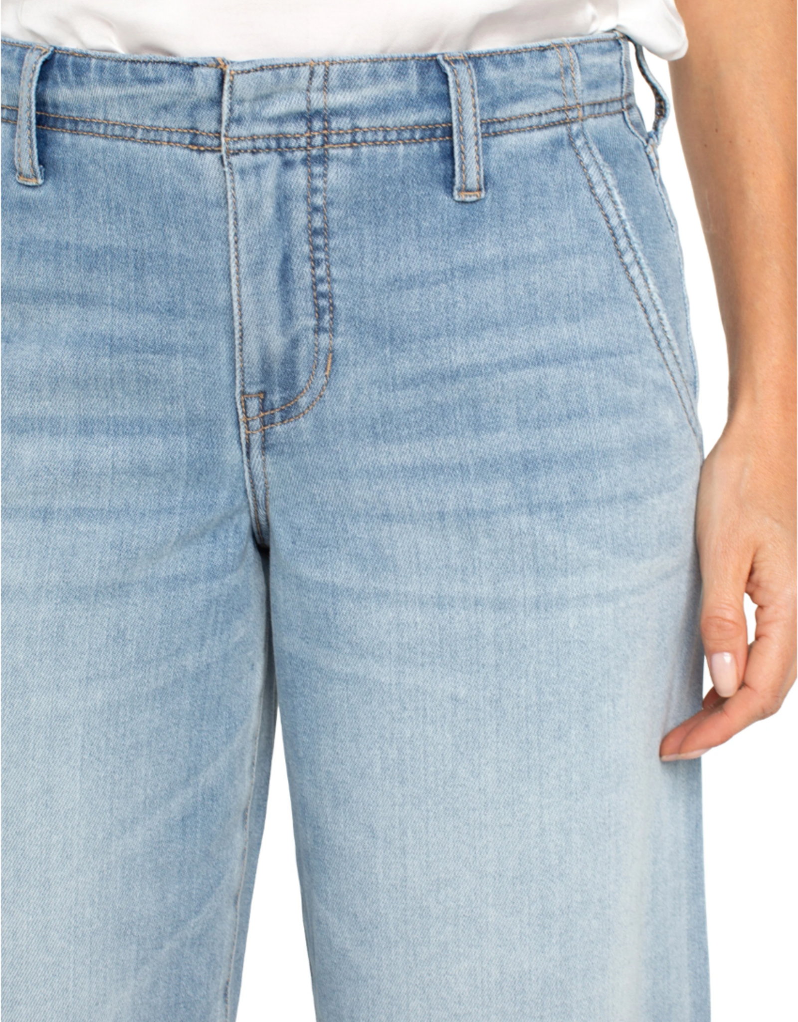 Liverpool Liverpool - LM4678SSL Wide Leg Jean SS26