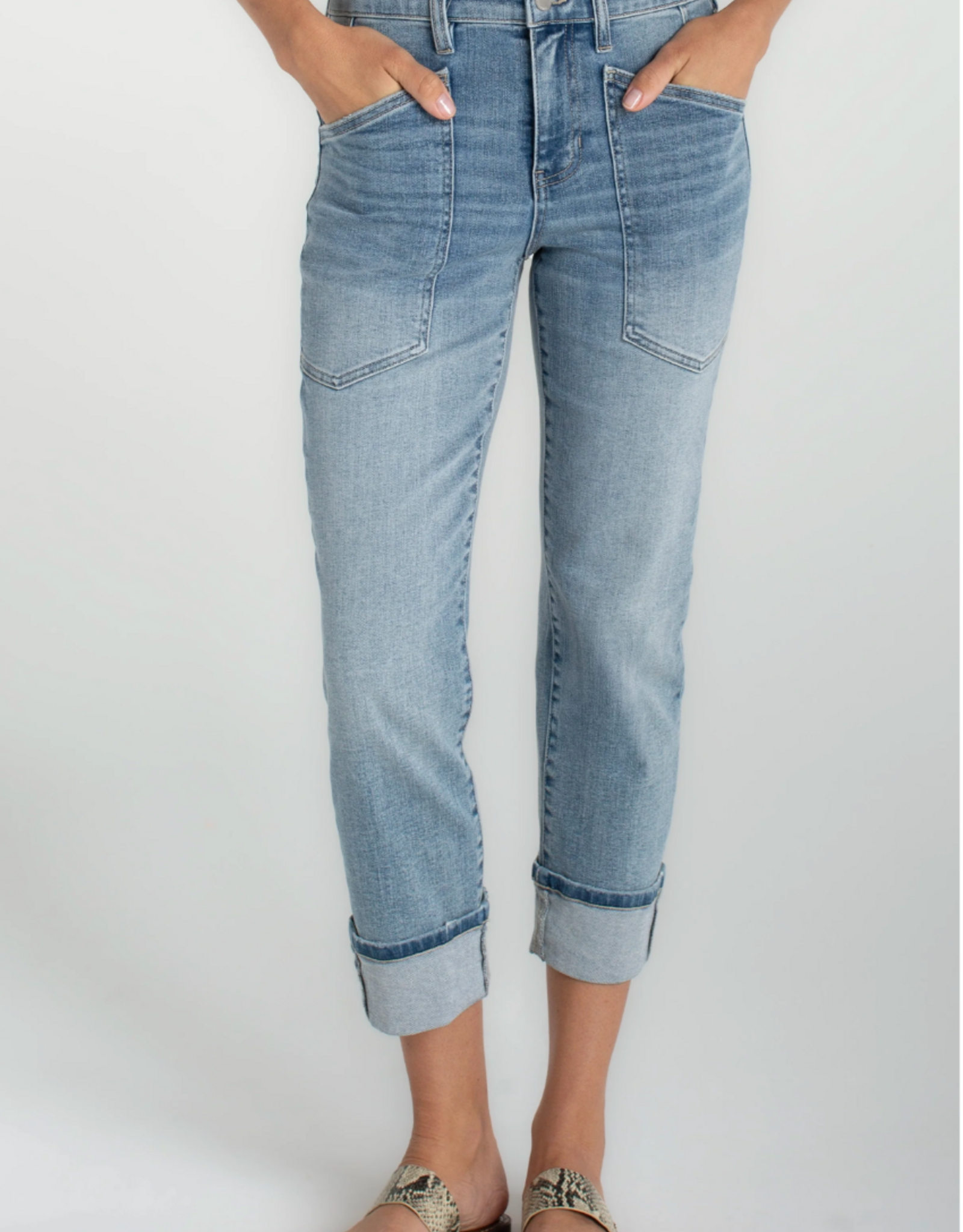 Liverpool Liverpool - LM5289VH Marley Cropped GF Jean w/ Cuff SS26