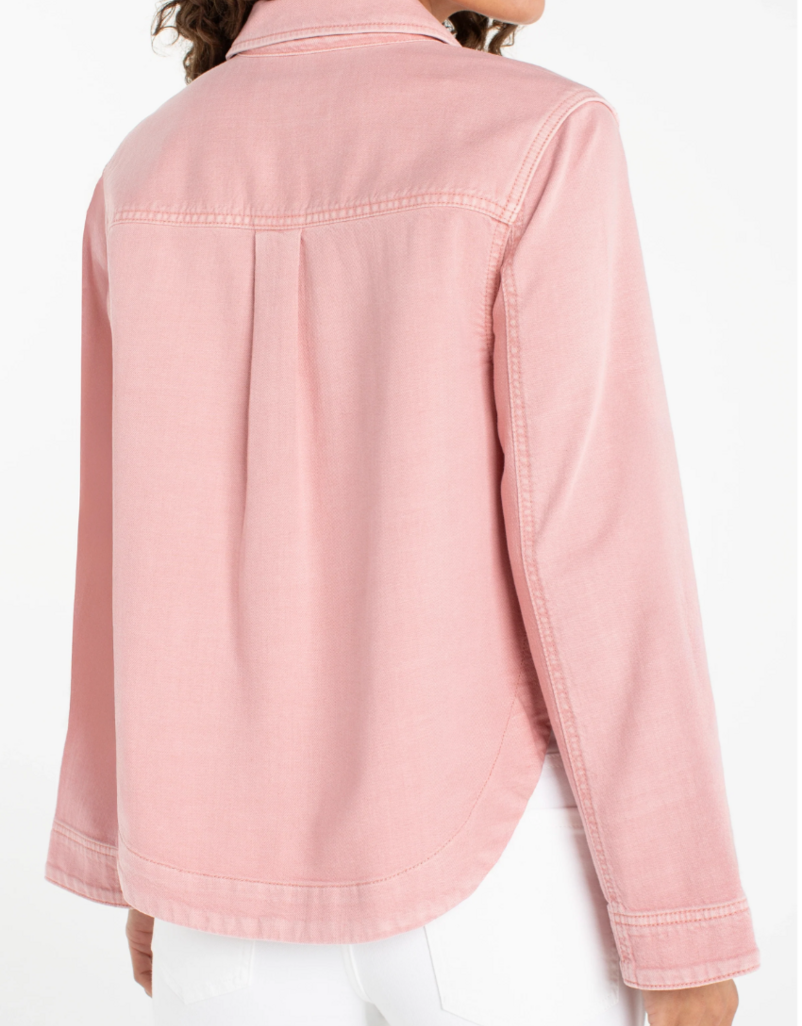 Liverpool Liverpool - LM1C59QTA High/Low Denim Jacket SS26