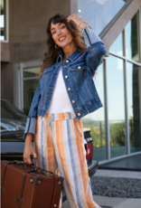 Liverpool Liverpool - LM1C53CH4 Bracelet Length High Cuff Denim Jacket SS26