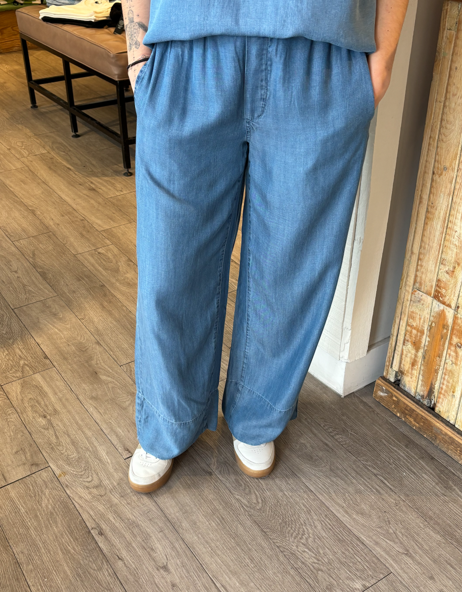 Liverpool Liverpool - LM7B28Y47 Pull On Wide Leg Pant SS26