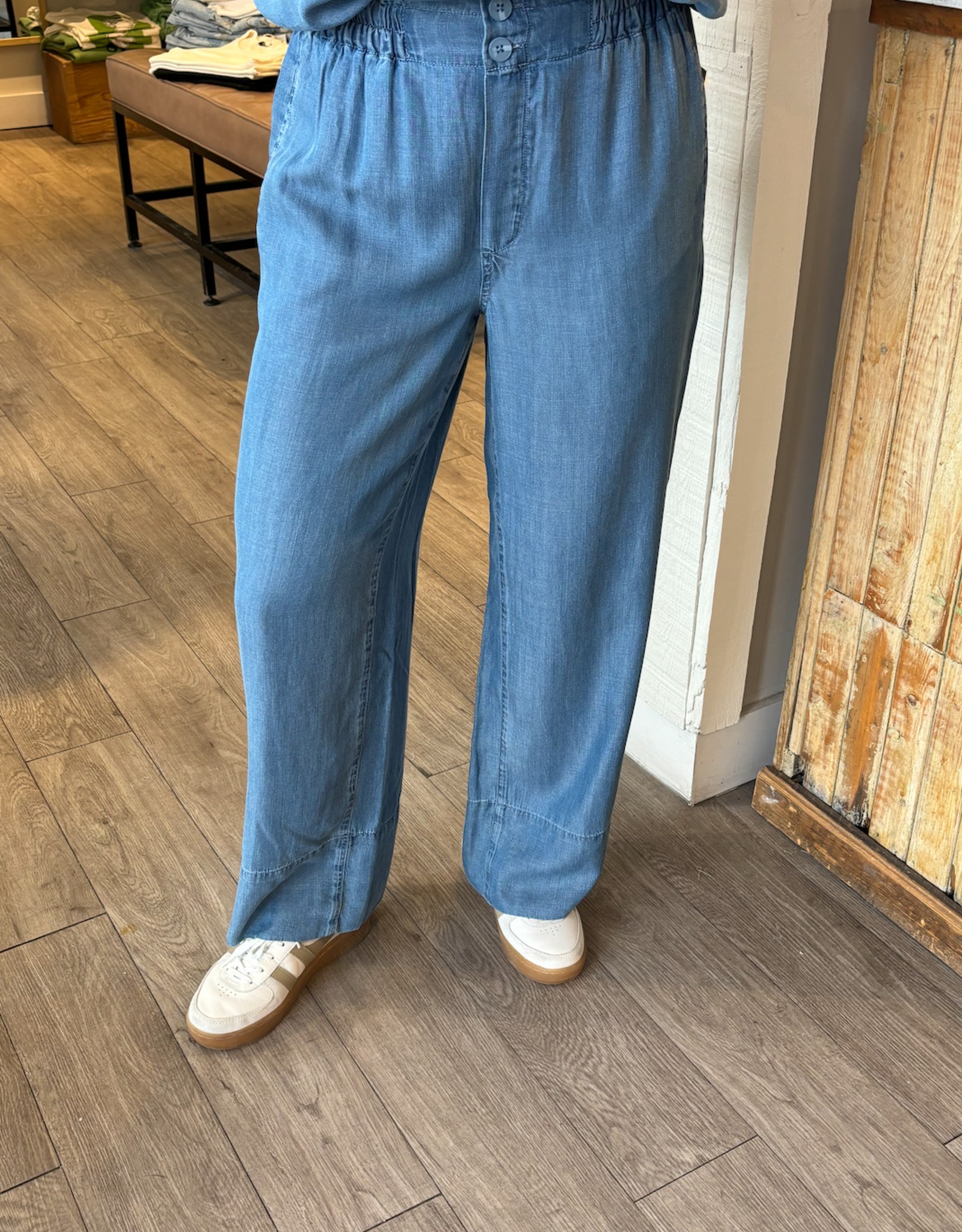 Liverpool Liverpool - LM7B28Y47 Pull On Wide Leg Pant SS26