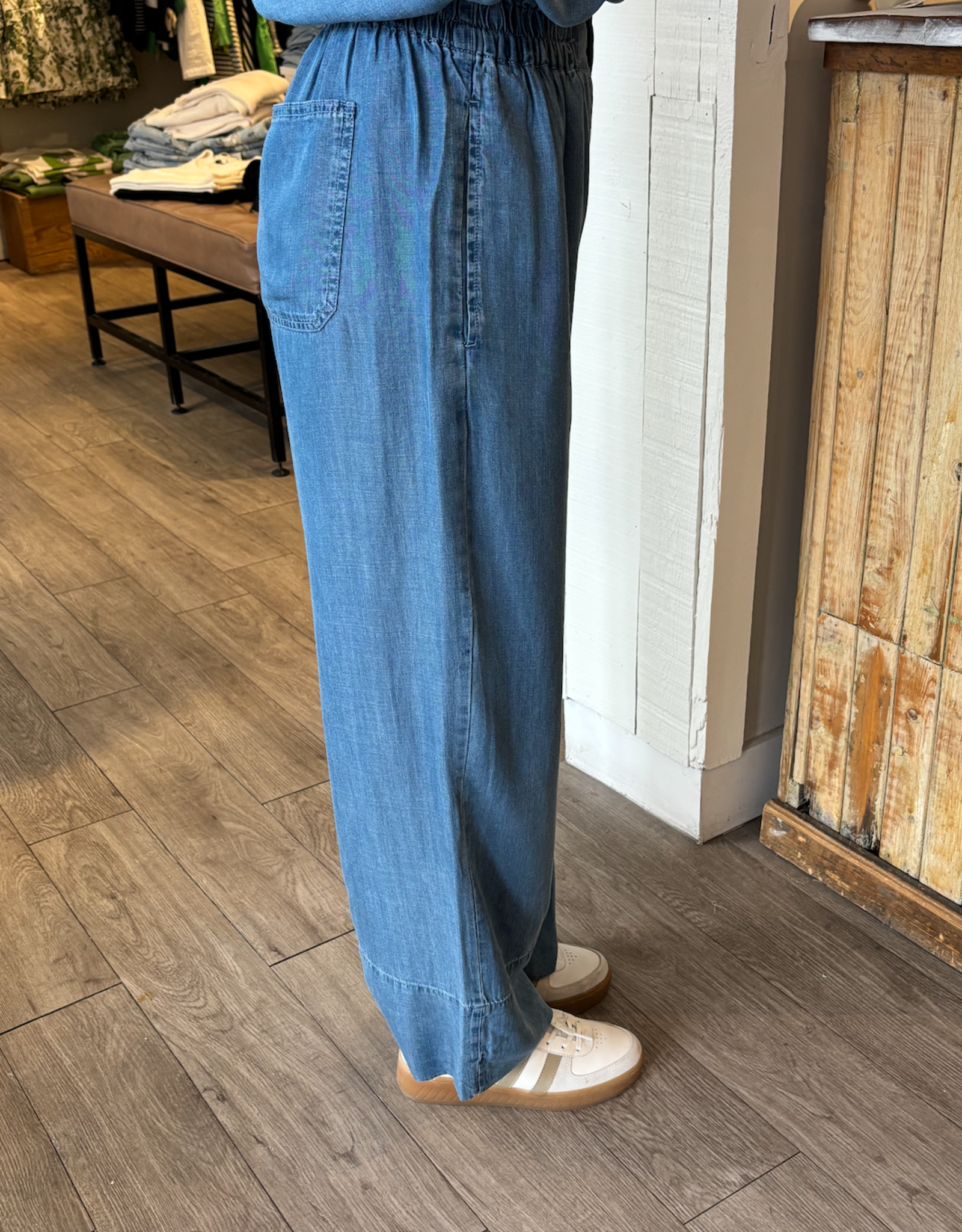 Liverpool Liverpool - LM7B28Y47 Pull On Wide Leg Pant SS26