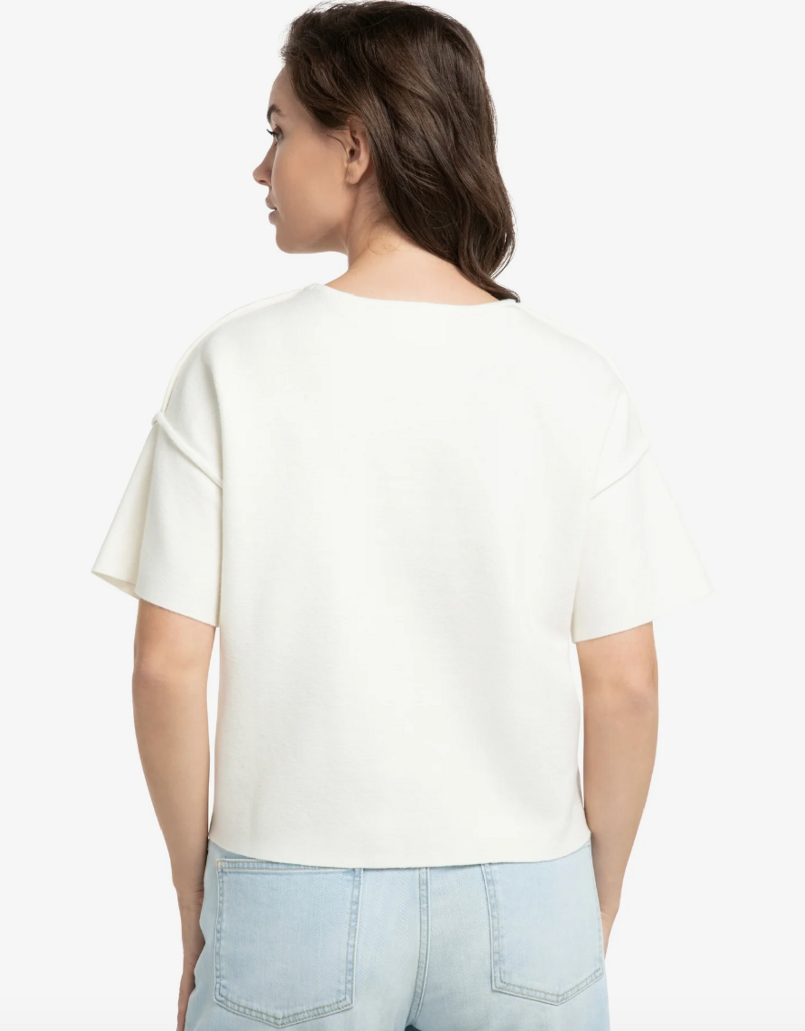 Yaya Yaya - 01000562 Short Sleeve Knit Sweater SS26