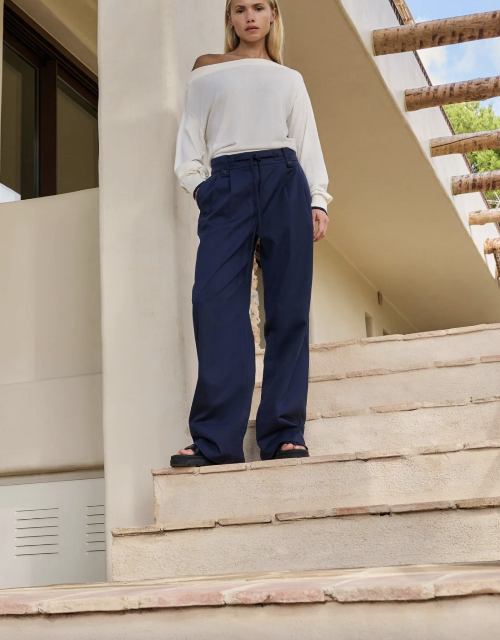 Yaya Yaya - 01000558 Chandail col bateau LS SS26