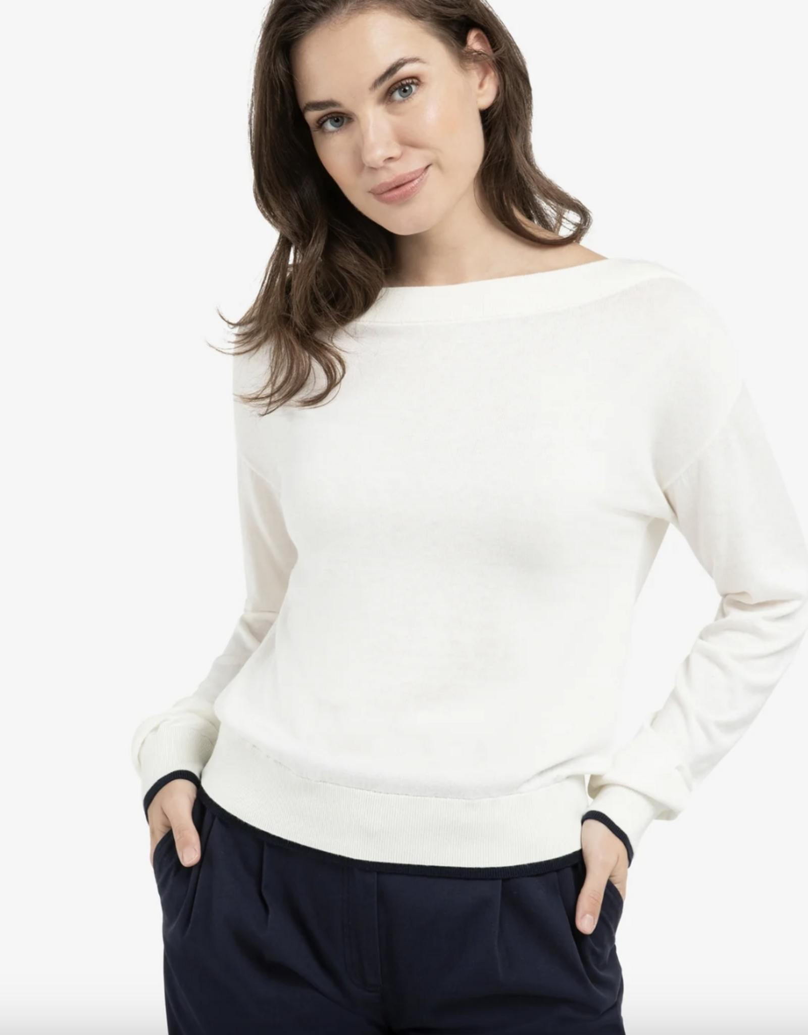 Yaya Yaya - 01000558 Chandail col bateau LS SS26