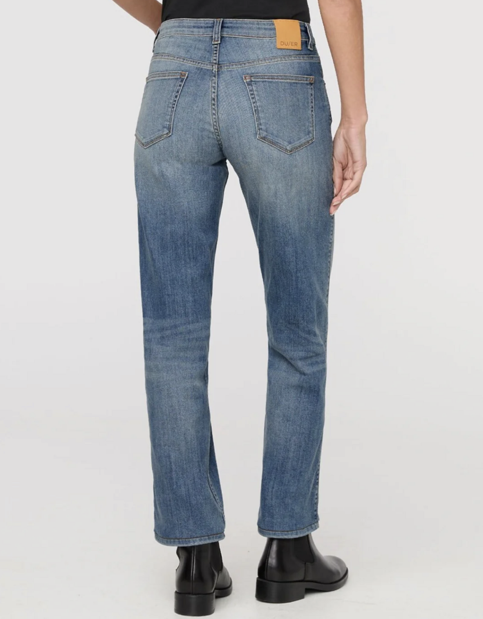 DU/ER DU/ER- WFLR6030 Performance Denim Mid rise straight SS26