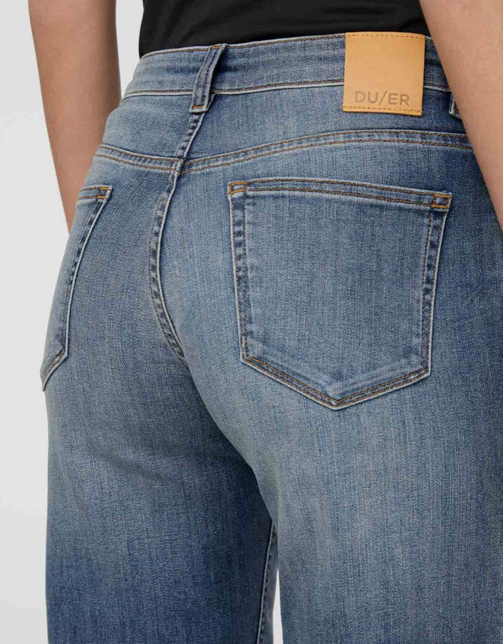 DU/ER DU/ER- WFLR6030 Performance Denim Mid rise straight SS26