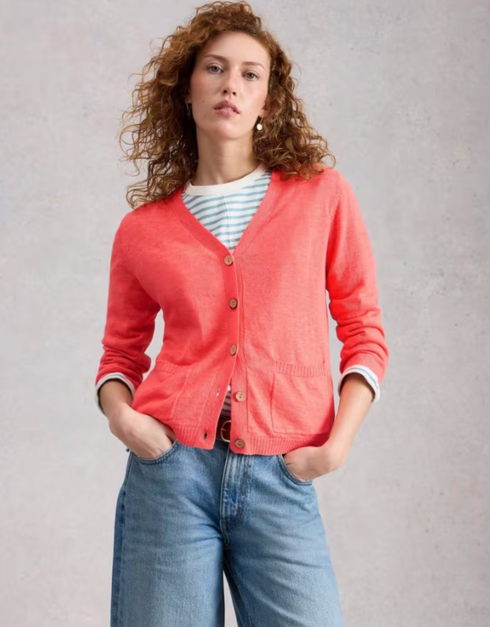 White Stuff White Stuff - 445402 Nova Linen Cardigan SS26