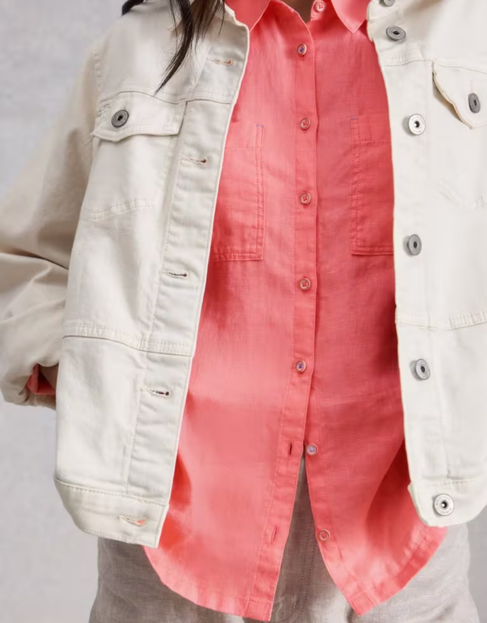 White Stuff White Stuff - 445248 Sophie Linen Shirt SS26