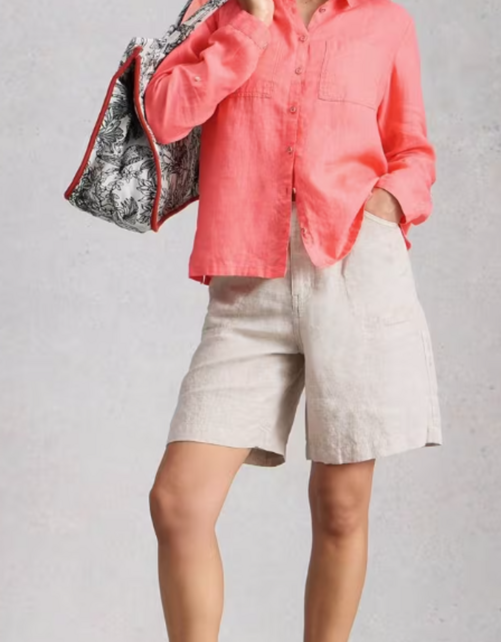 White Stuff White Stuff - 445248 Sophie Linen Shirt SS26