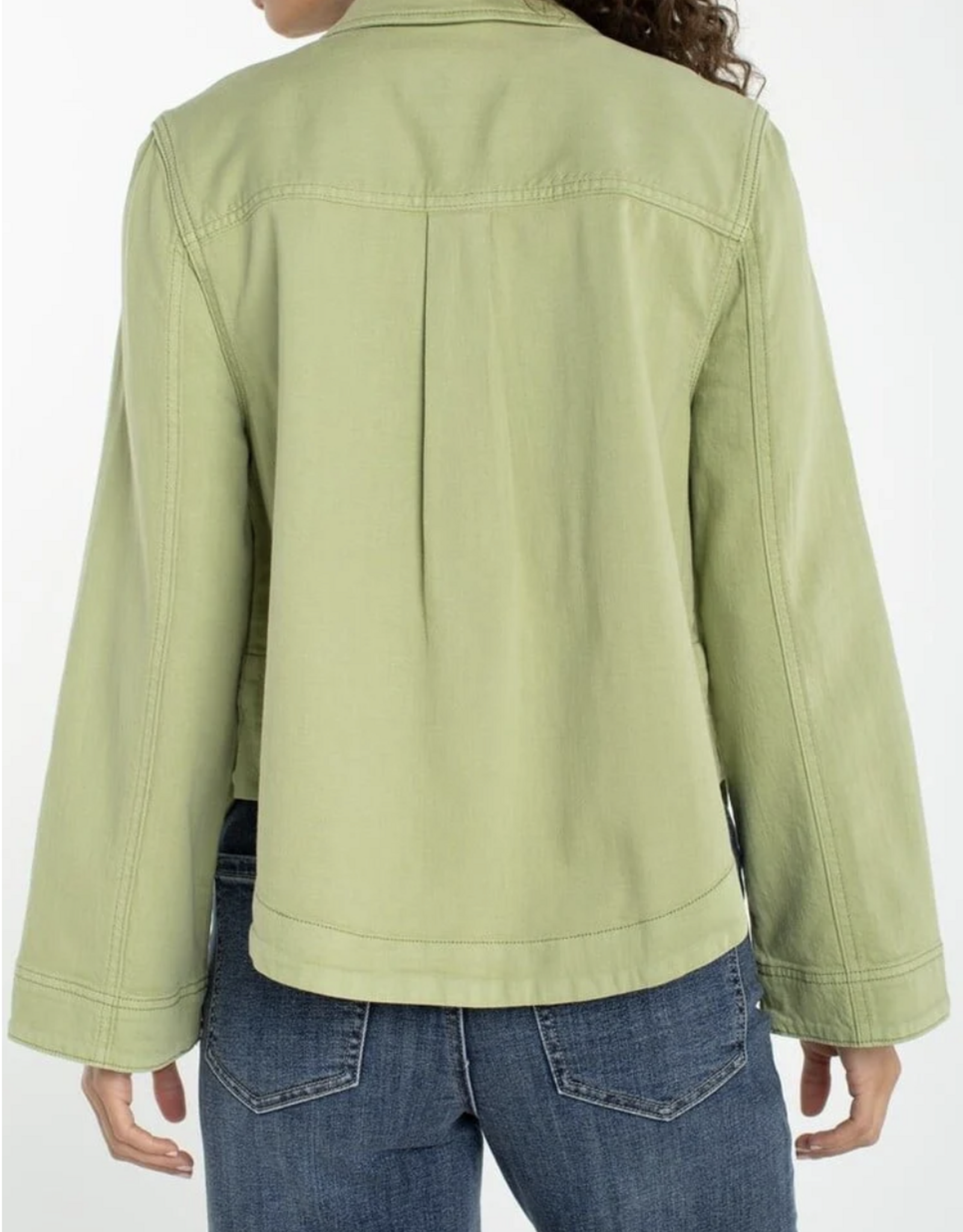 Liverpool Liverpool - LM1C59QTA High/Low Denim Jacket SS26