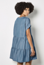 Apricot Apricot - Embroidered mini Tiered Robe SS26