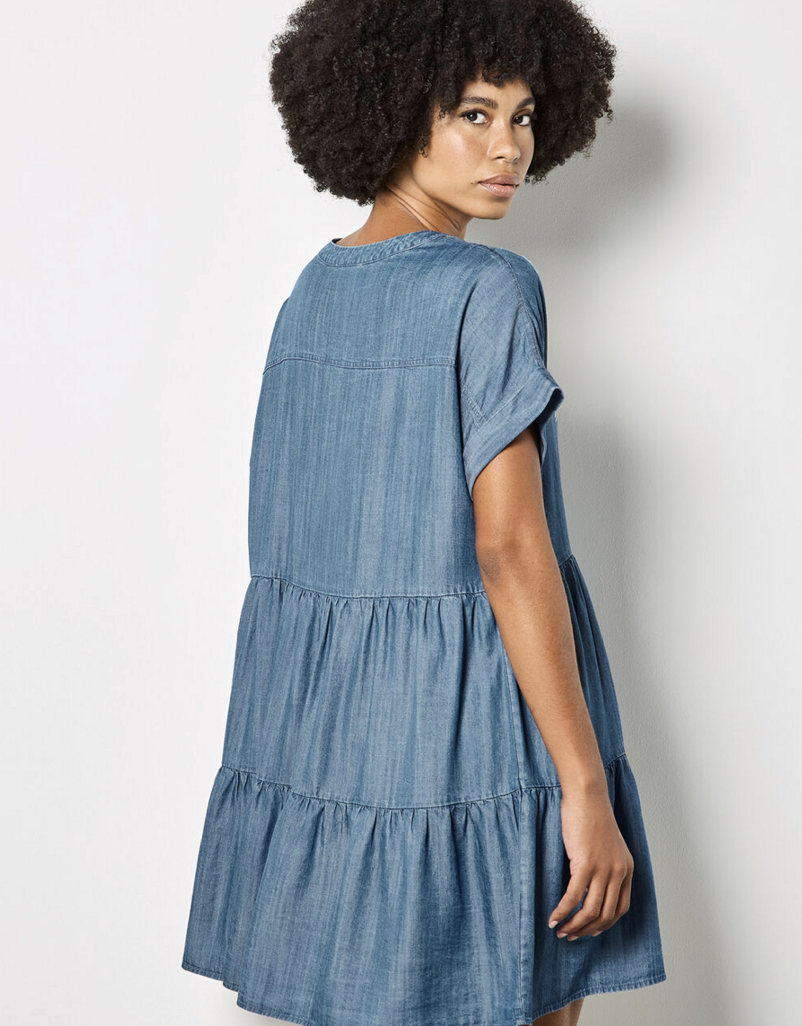 Apricot Apricot - Embroidered mini Tiered Dress SS26