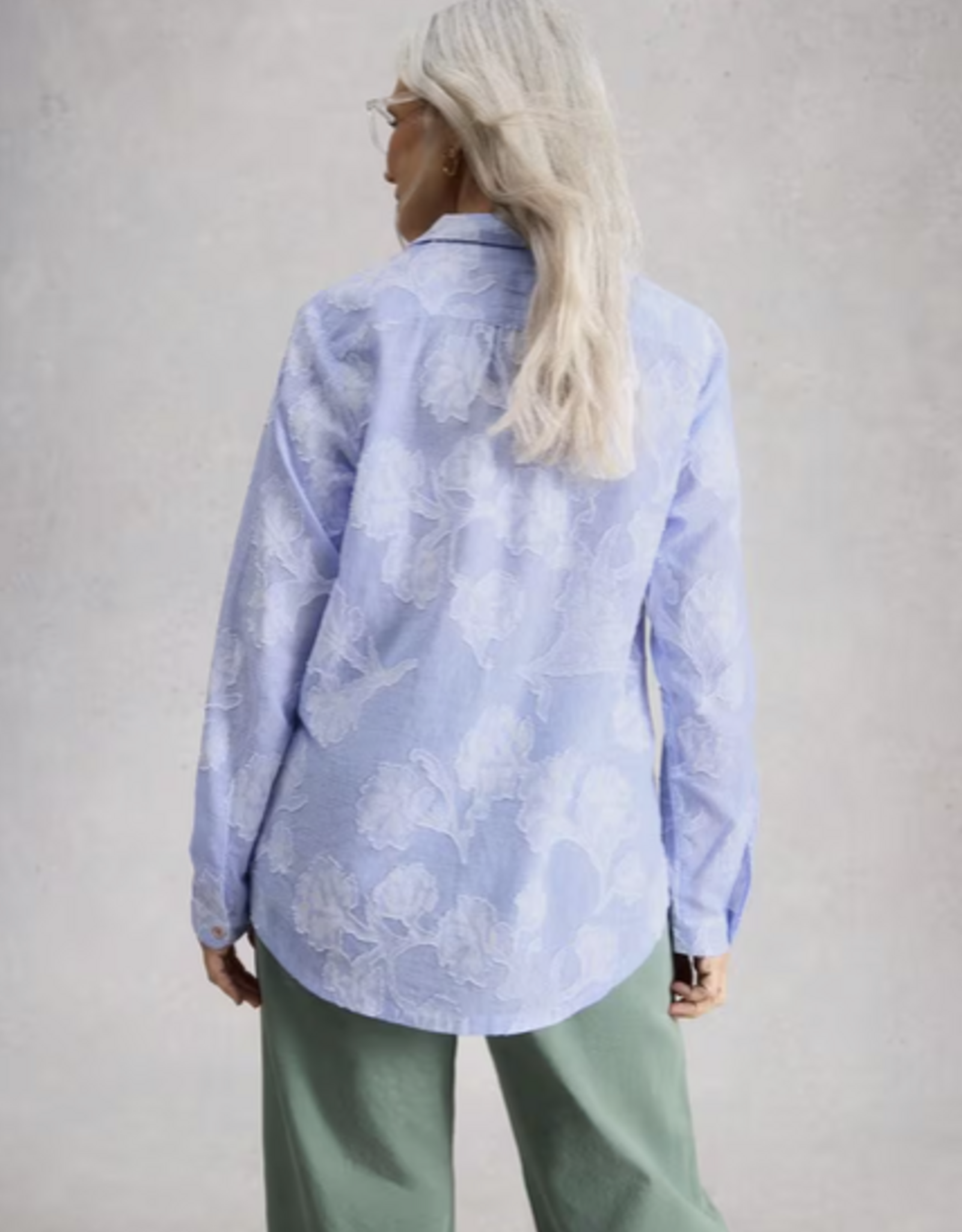 White Stuff White Stuff - 445246 Sophie Jacquard Chemise SS26