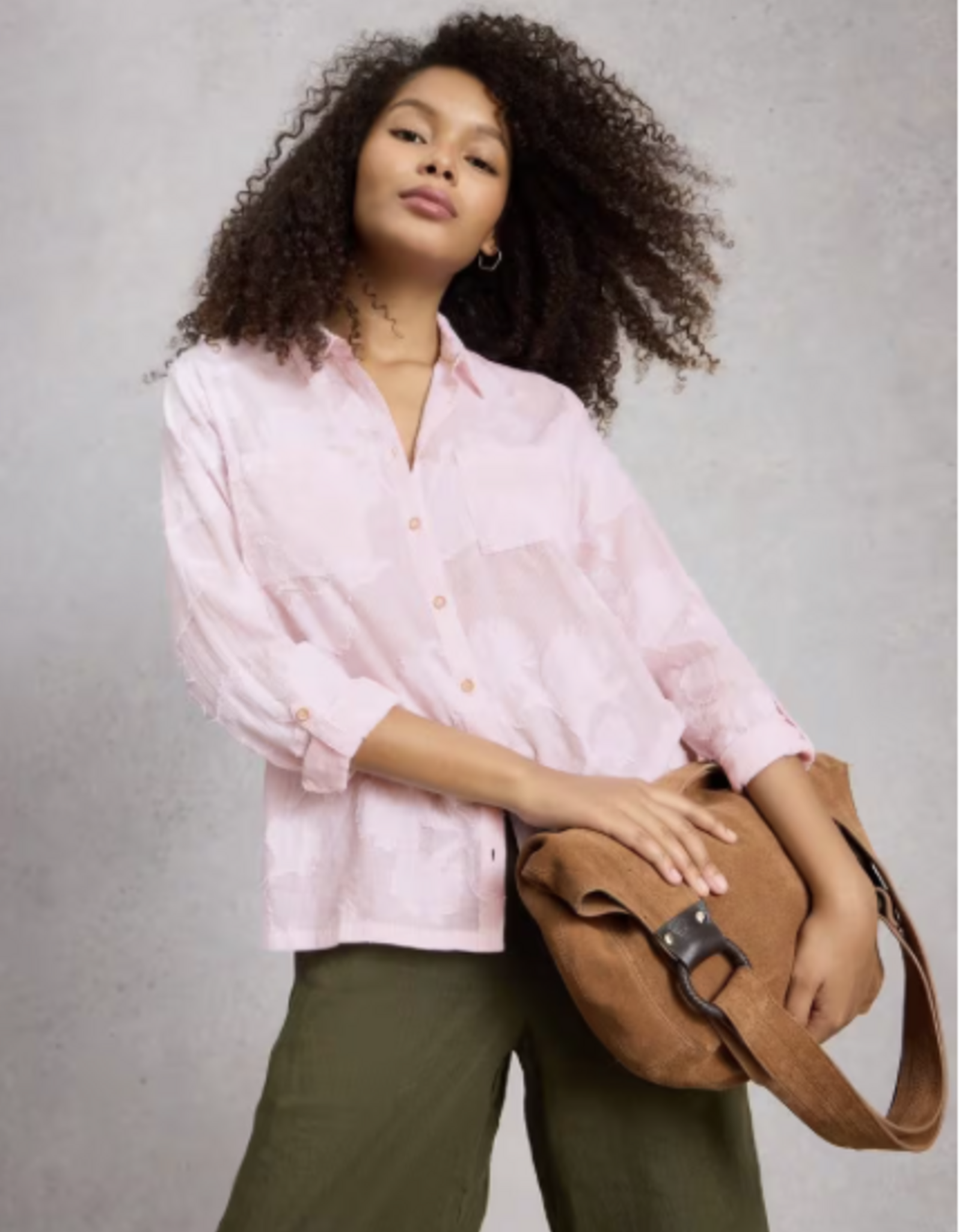 White Stuff White Stuff - 445246 Sophie Jacquard Chemise SS26