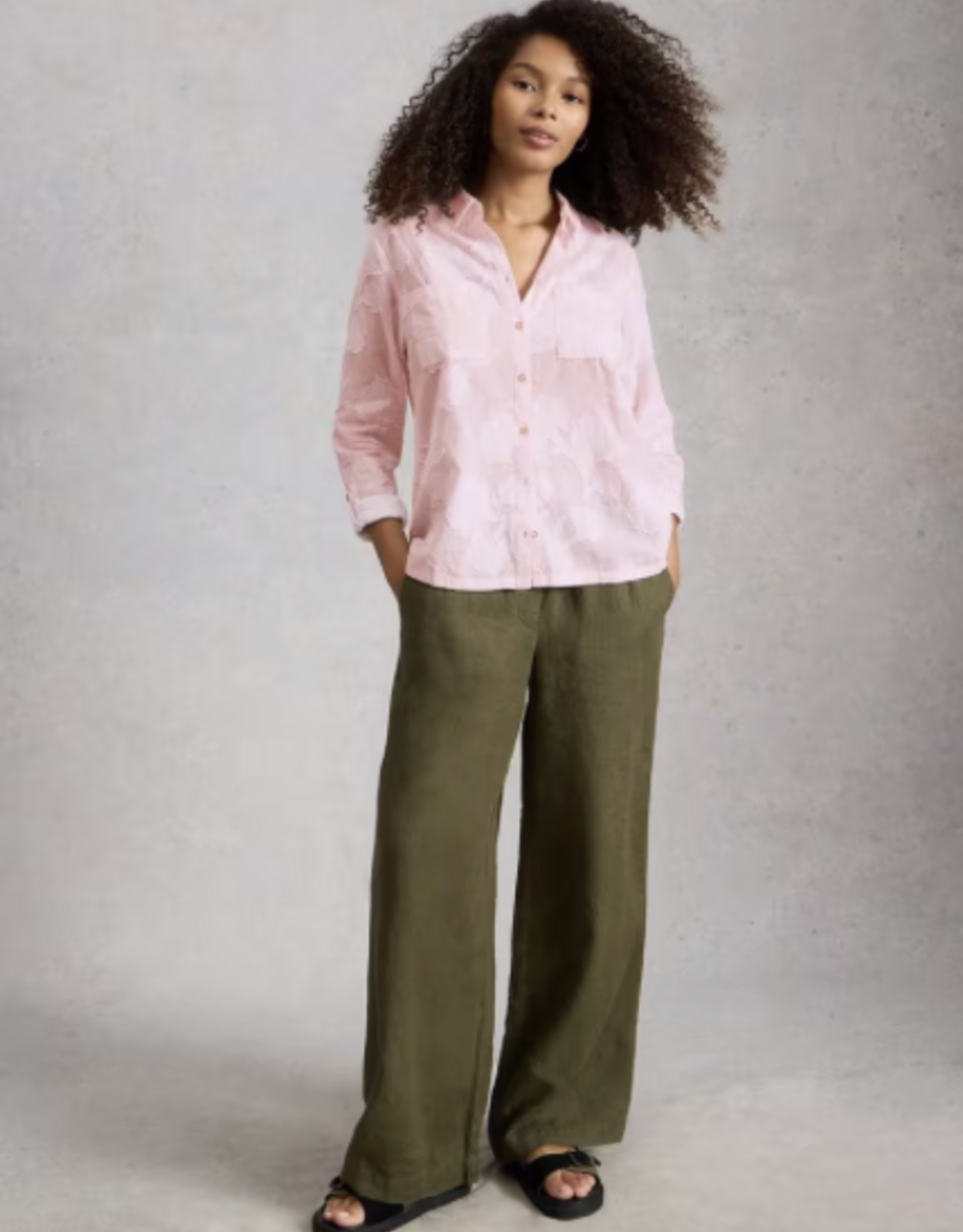 White Stuff White Stuff - 445246 Sophie Jacquard Shirt SS26