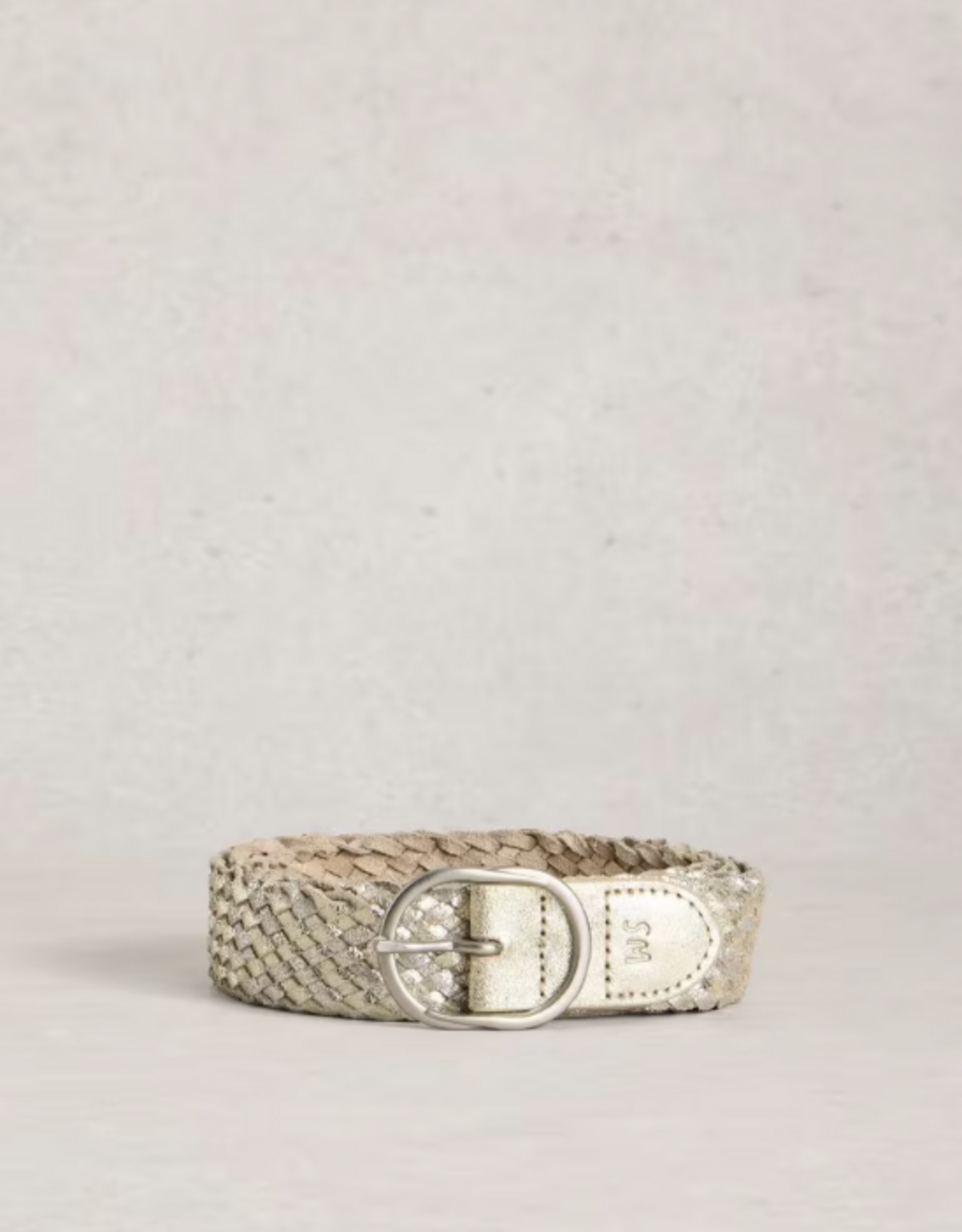 White Stuff White Stuff - 445104 Leather Weave Belt SS26