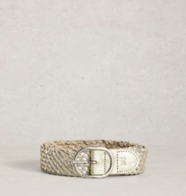 White Stuff White Stuff - 445104 Ceinture tressée cuir SS26