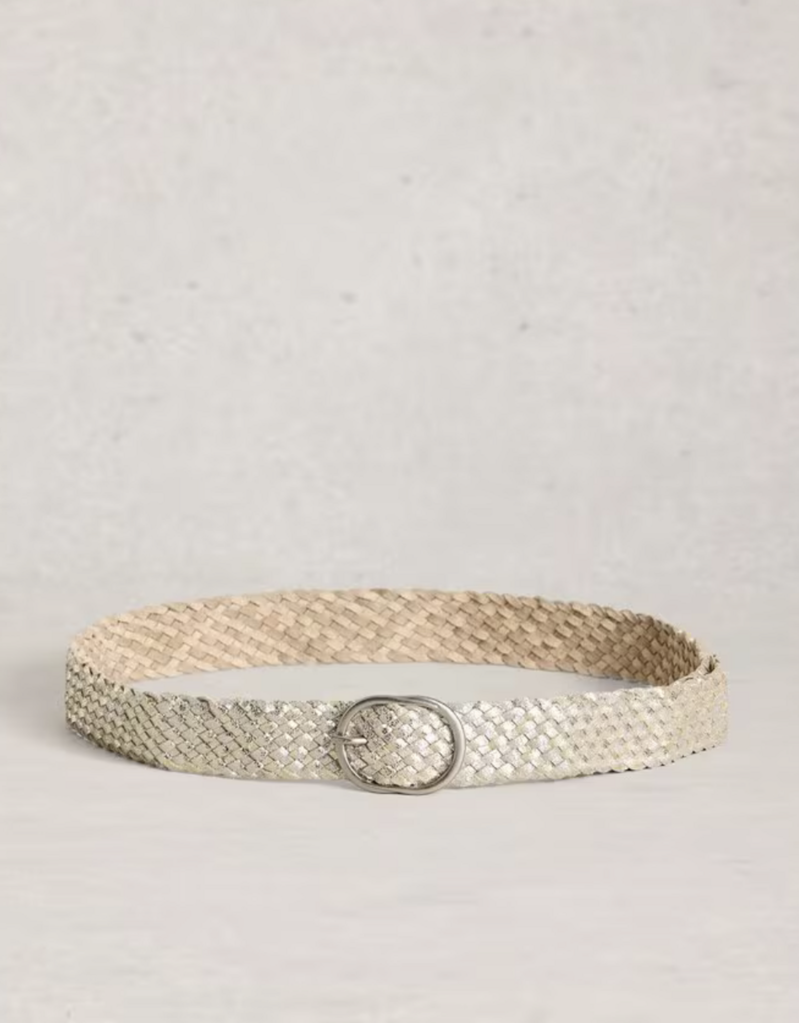 White Stuff White Stuff - 445104 Ceinture tressée cuir  SS26