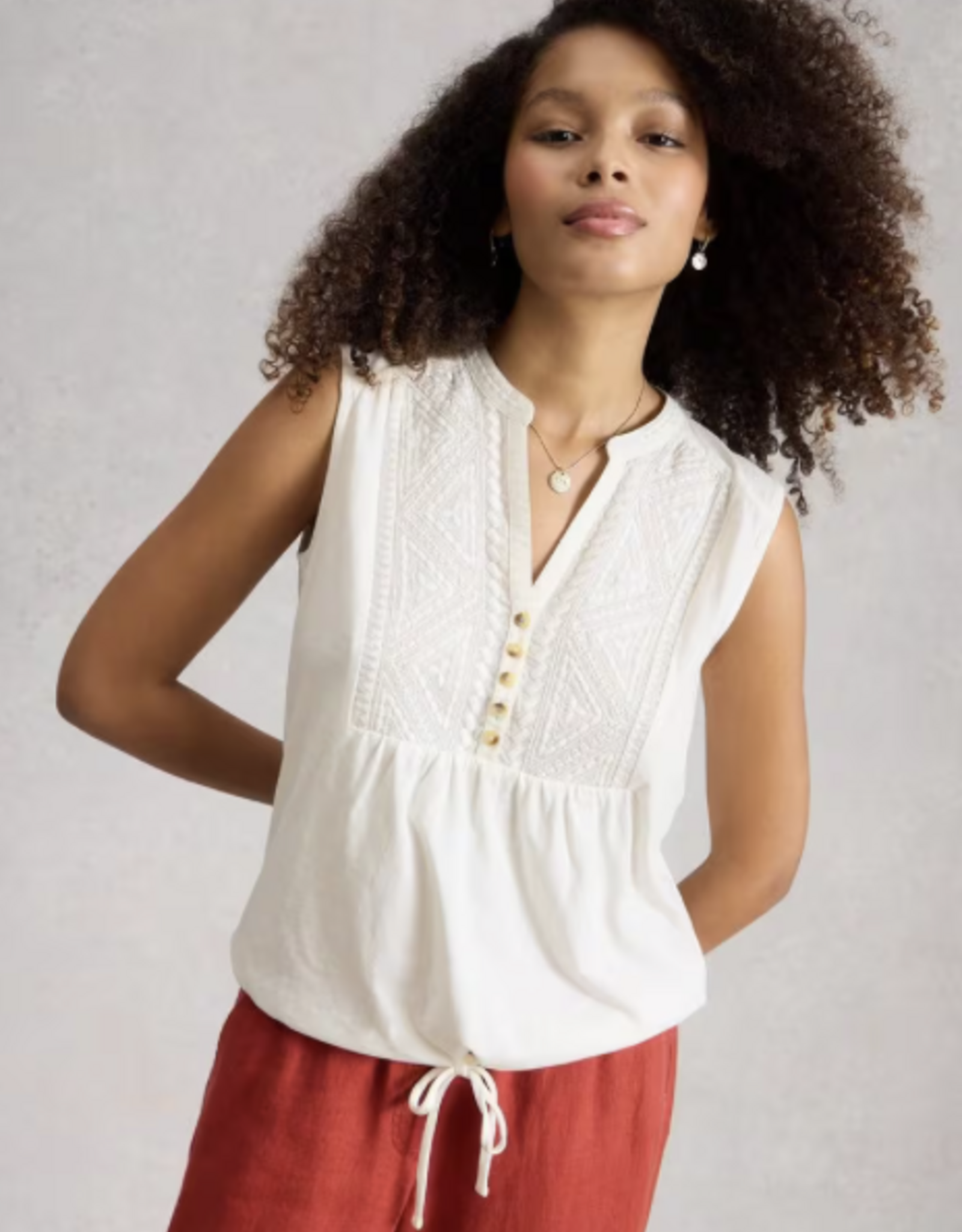 White Stuff White Stuff - 445482 Peony Haut SS26