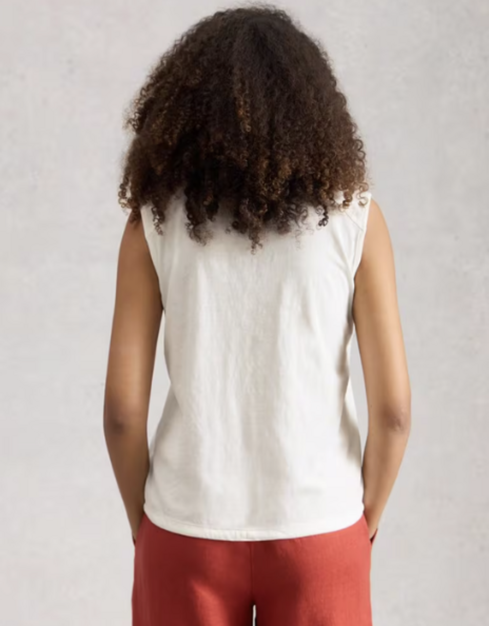 White Stuff White Stuff - 445482 Peony Sleeveless Shirt SS26