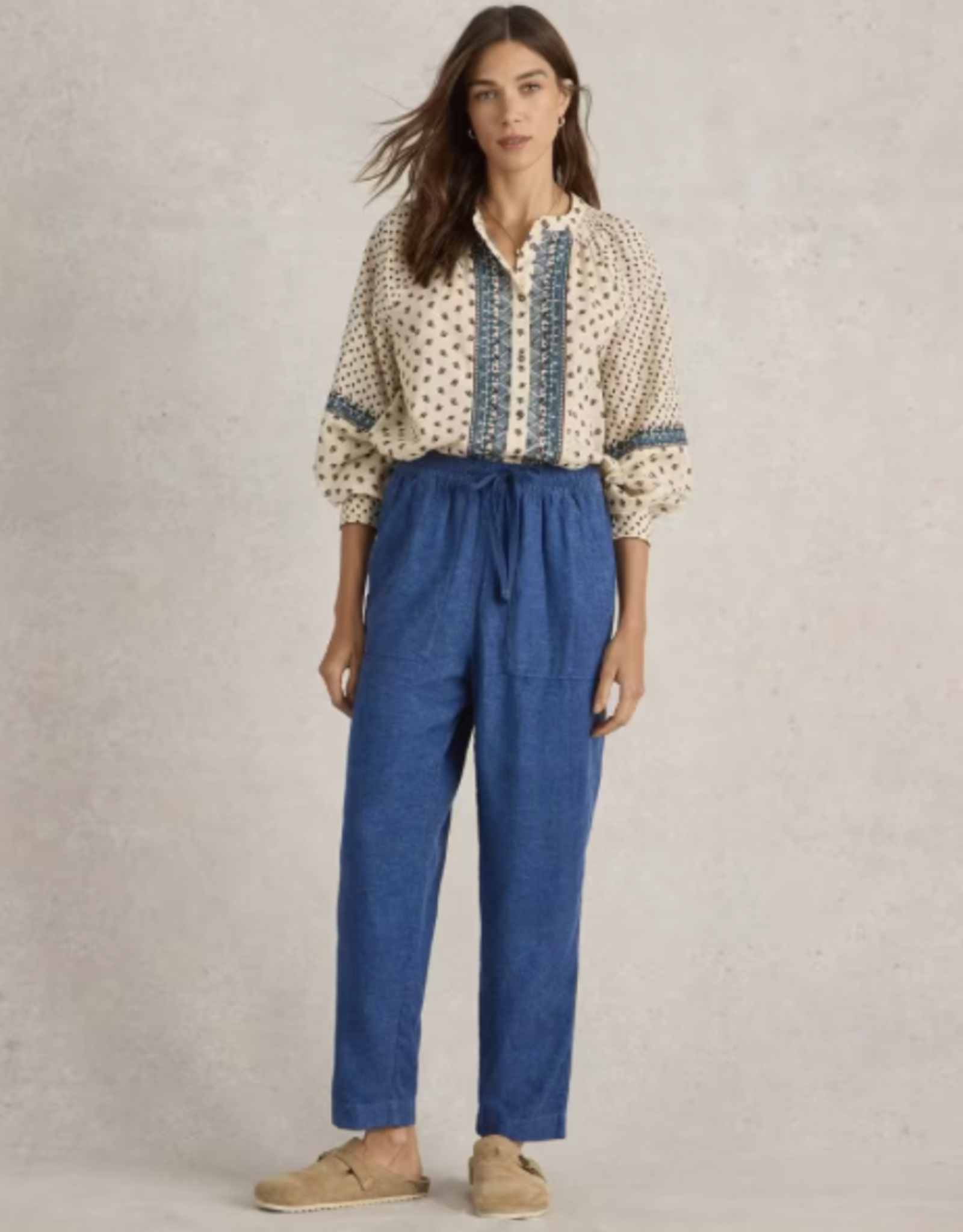 White Stuff White Stuff - 442670 Elle Linen Blend Trouser SS26