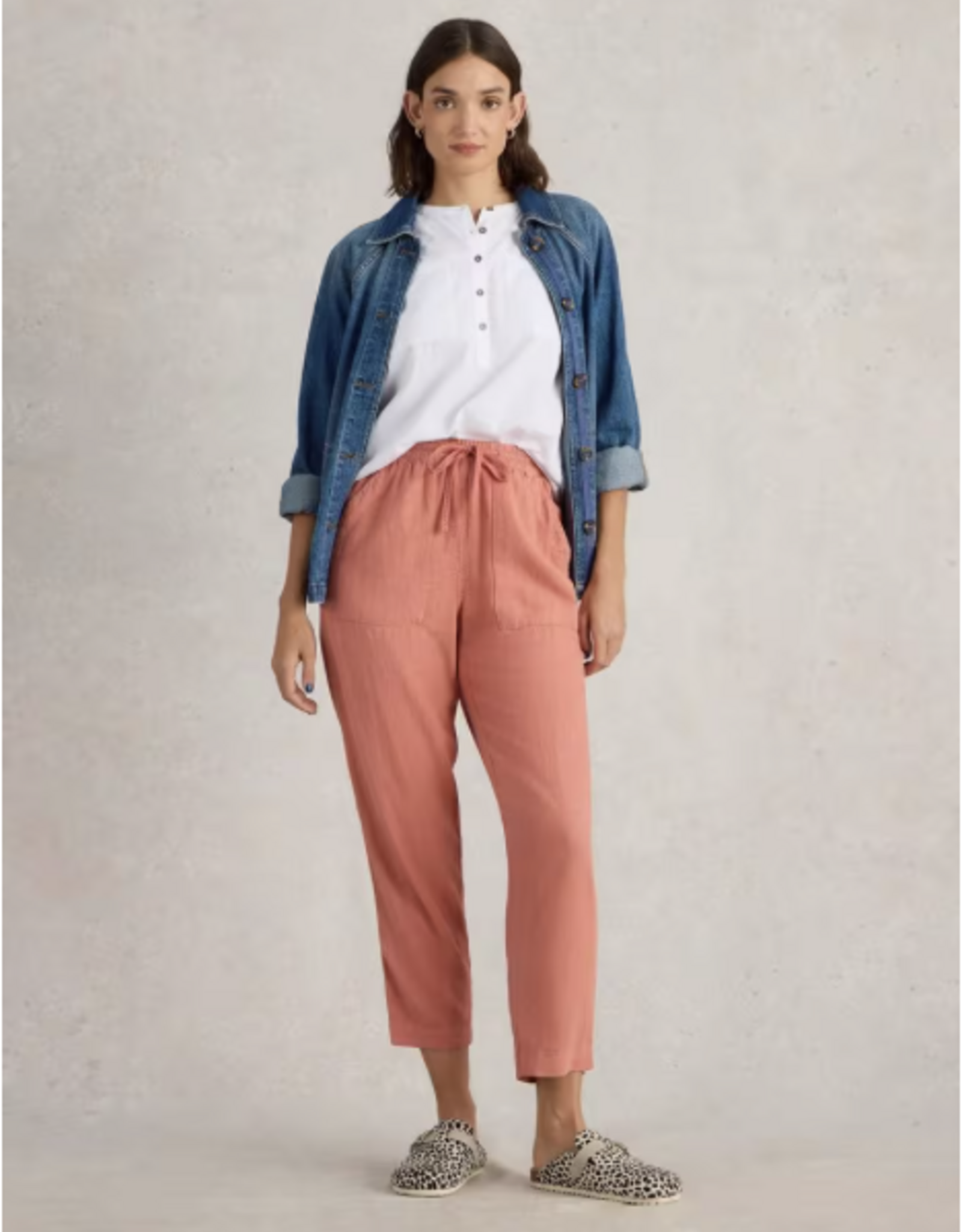 White Stuff White Stuff - 442670 Elle Linen Blend Pantalon SS26