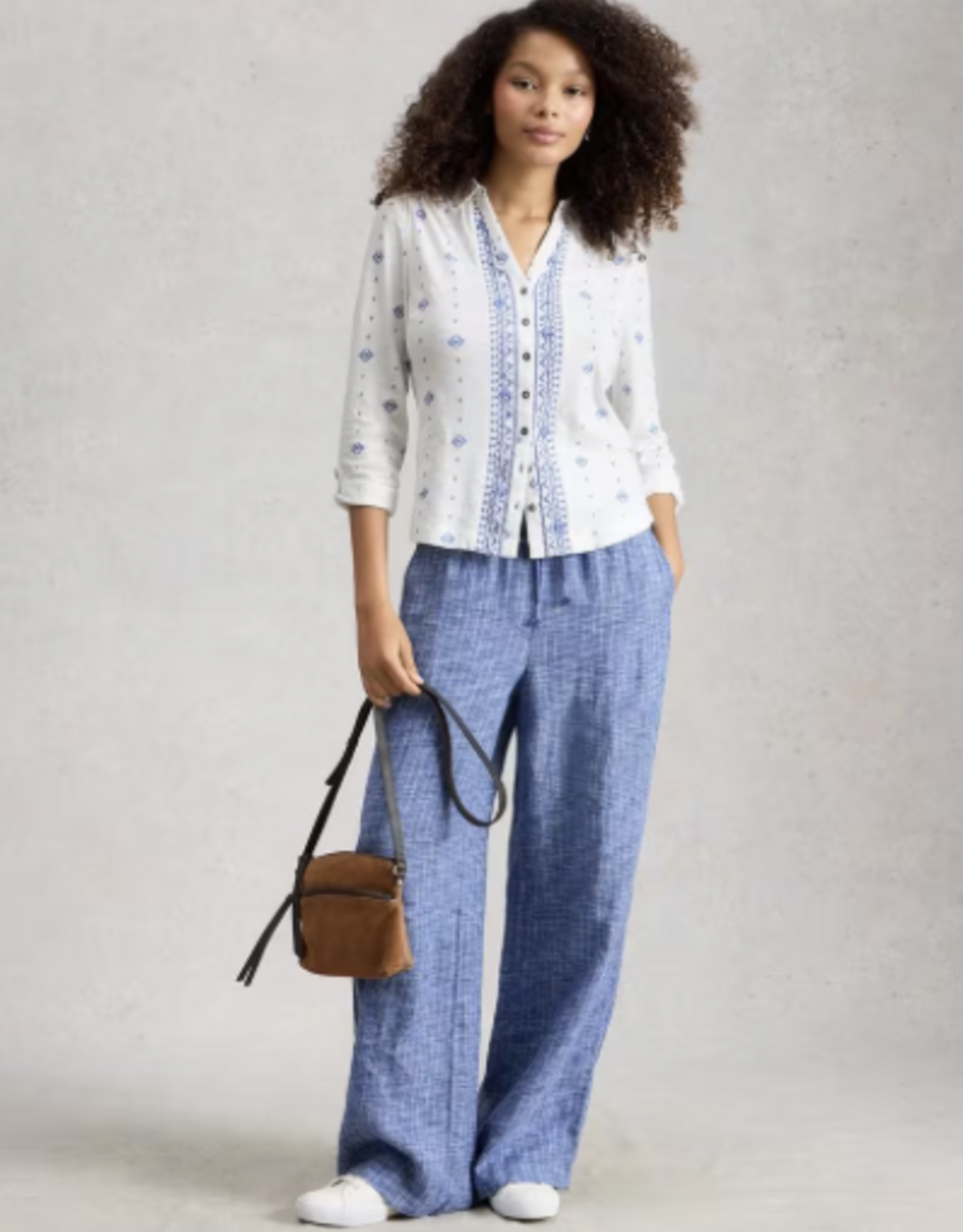 White Stuff White Stuff -  445365 Annie Jersey Shirt SS26