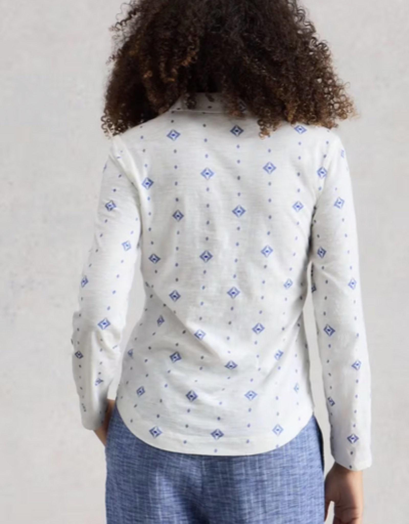 White Stuff White Stuff -  445365 Annie Jersey Shirt SS26