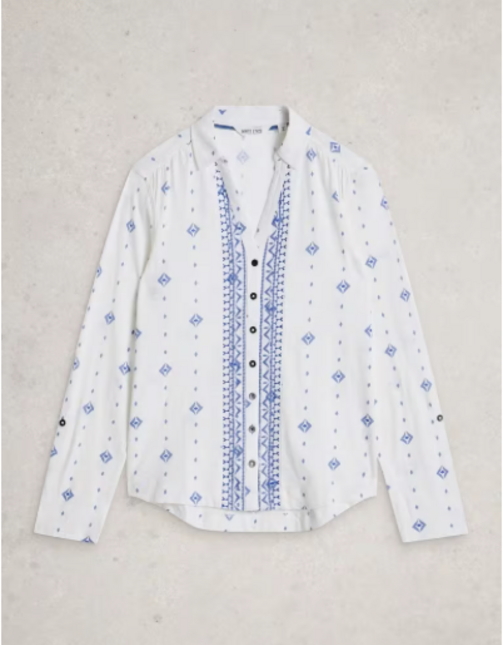 White Stuff White Stuff -  445365 Annie Jersey Shirt SS26