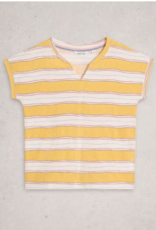 White Stuff White Stuff - 445350 Nelly Notch T-shirt rayé SS26