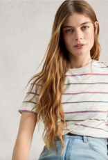 White Stuff White Stuff - 445360 Clara t-shirt rayé  manches courtes SS26