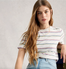 White Stuff White Stuff - 445360 Clara Stripe Short Sleeve Tee SS26