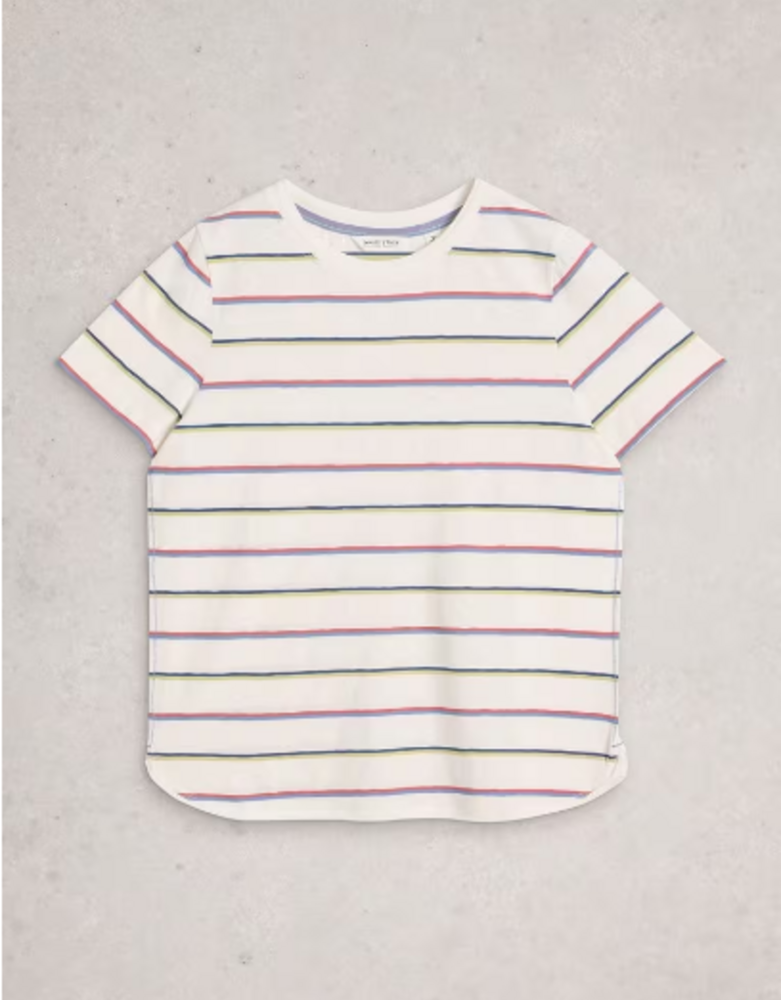 White Stuff White Stuff - 445360 Clara t-shirt rayé  manches courtes SS26