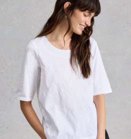 White Stuff White Stuff - 445353 Weaver Broderie Tee SS26