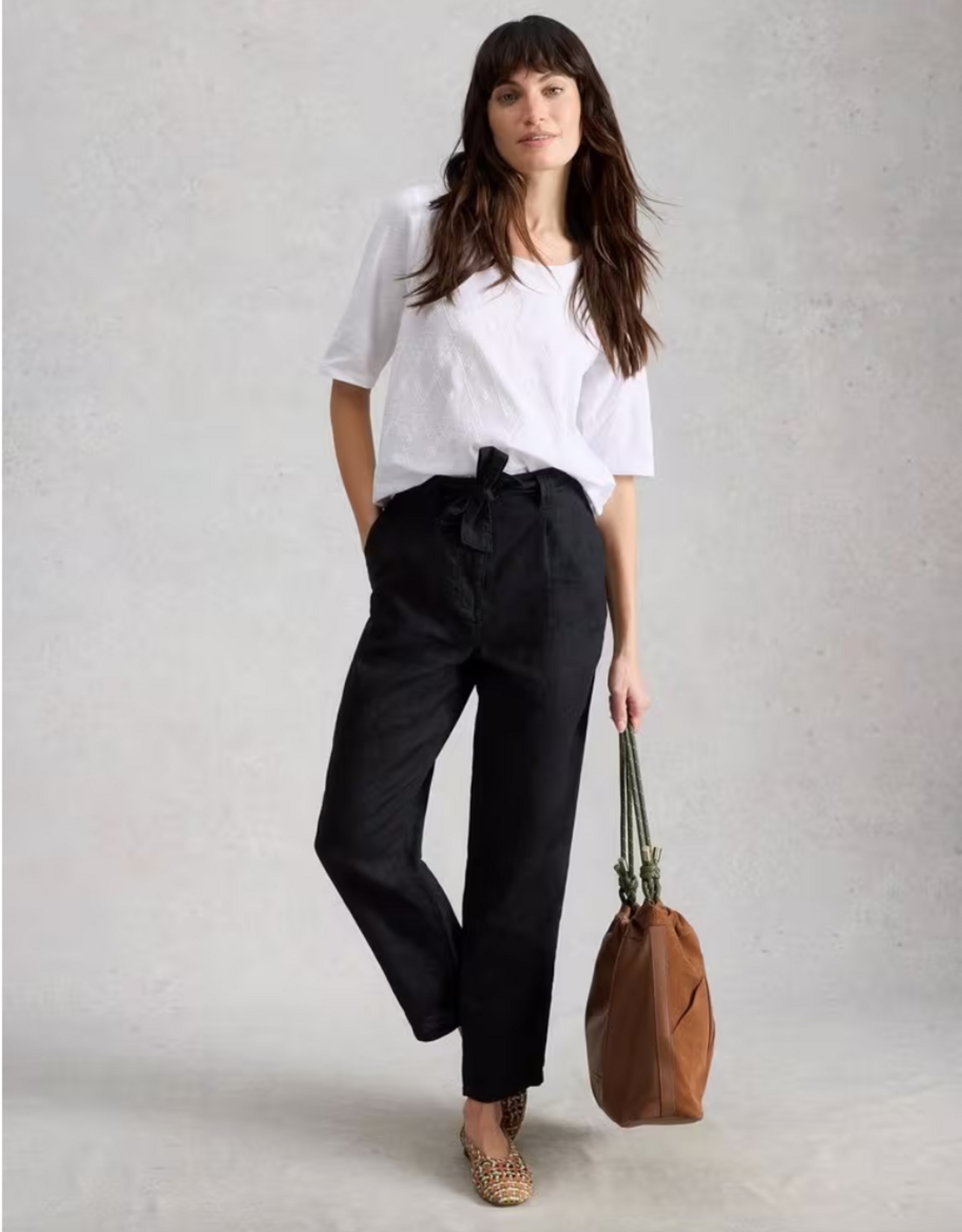 White Stuff White Stuff - 445353 Weaver Broderie Tee SS26