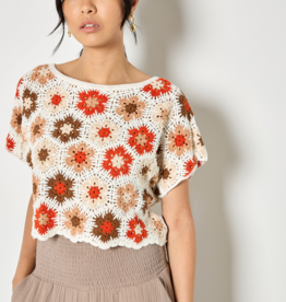 Apricot Apricot - Hexagon Haut Crochet Fleuri SS26