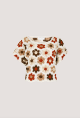 Apricot Apricot - Hexagon Flowers Crochet Top SS26