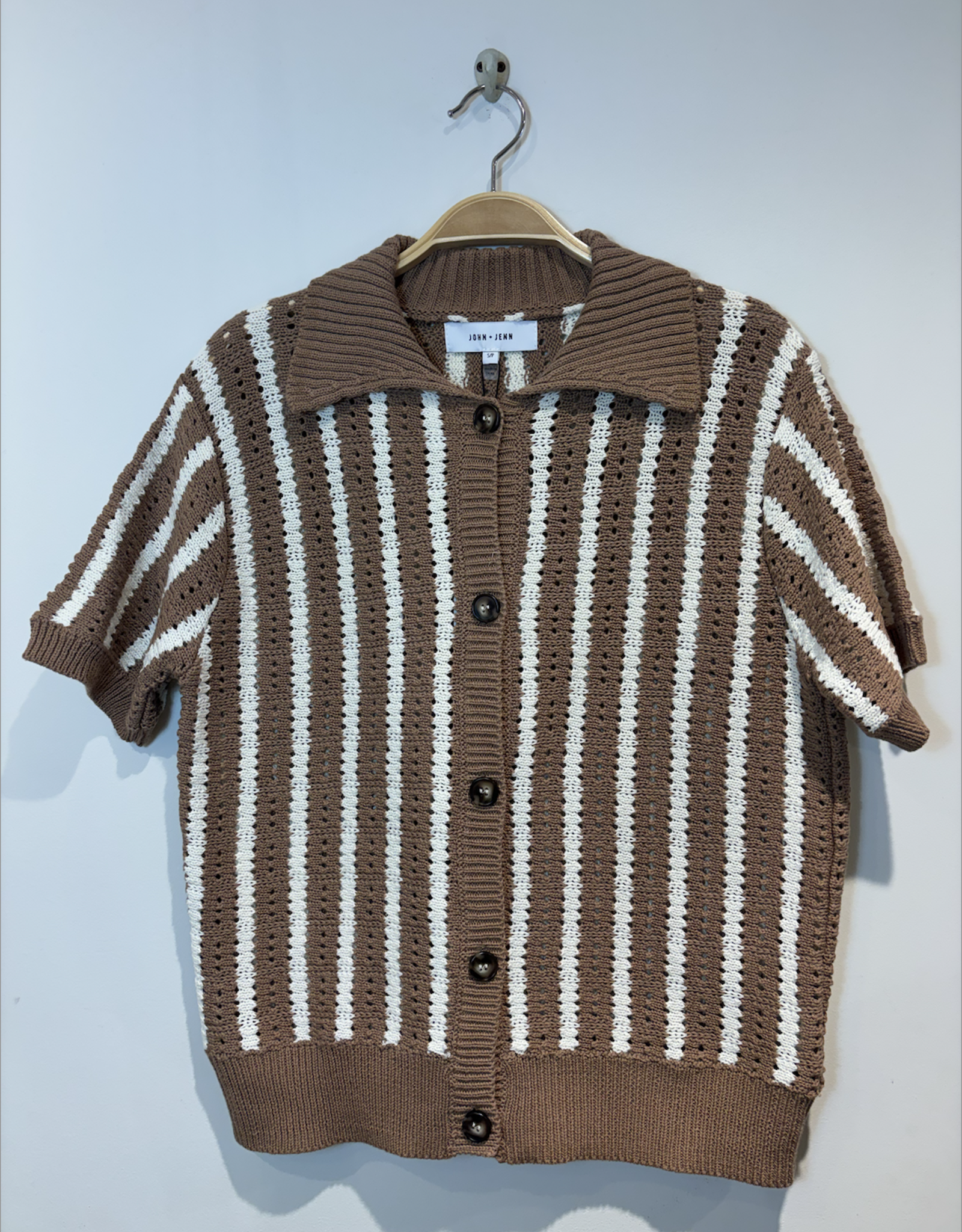 John + Jenn - S624CD49 Tricot à Manches Courtes SS26