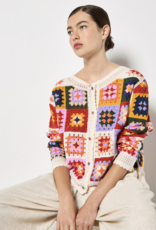 Apricot Apricot - Bright Crochet Squares Cardigan SS26