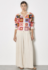 Apricot Apricot - Bright Crochet Squares Cardigan SS26