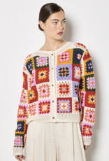 Apricot Apricot - Bright Crochet Squares Cardigan SS26