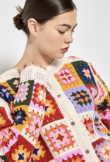 Apricot Apricot - Bright Crochet Squares Cardigan SS26