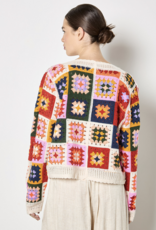 Apricot Apricot - Bright Crochet Squares Cardigan SS26