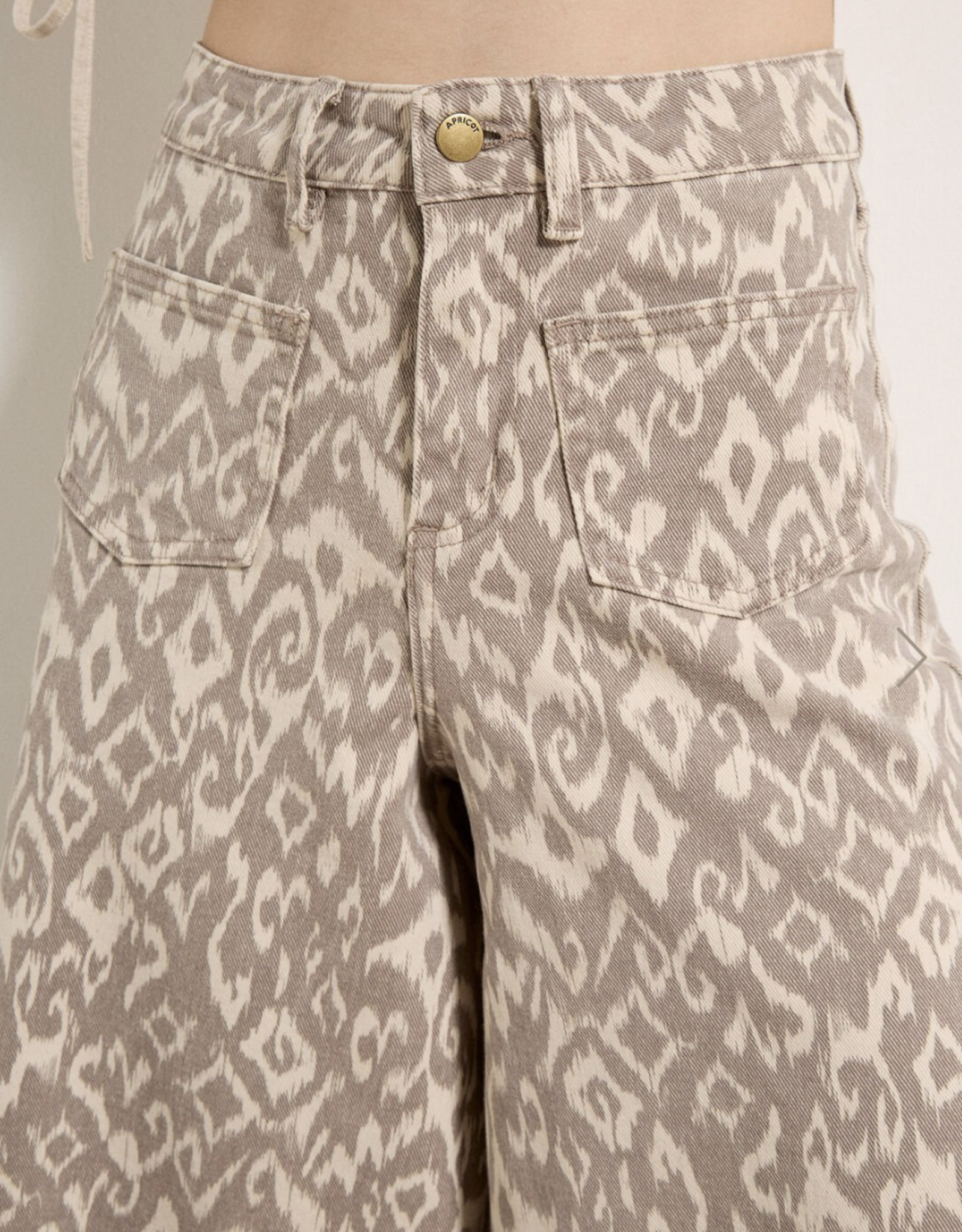 Apricot Apricot - Ikat Giana 2pk Wide Leg Jeans SS26